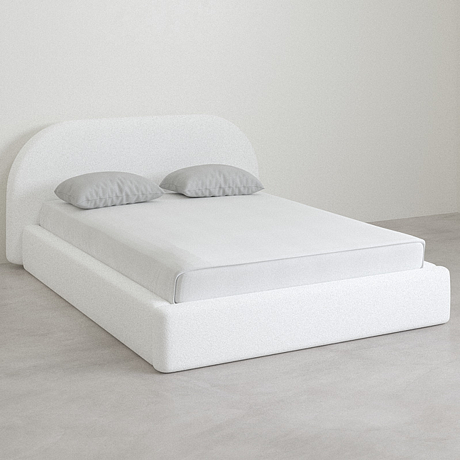 מיטה וחצי מרופדת בעיצוב מודרני - דגם מיילי מיטה וחצי מרופדת בעיצוב מודרני - דגם מיילי