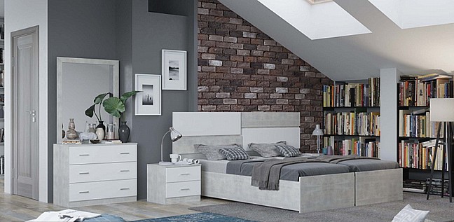 חדר שינה קומפלט בהפרדה יהודית כולל שני ארגזי מצעים - דגם רום חדר שינה קומפלט בהפרדה יהודית כולל שני ארגזי מצעים - דגם רום