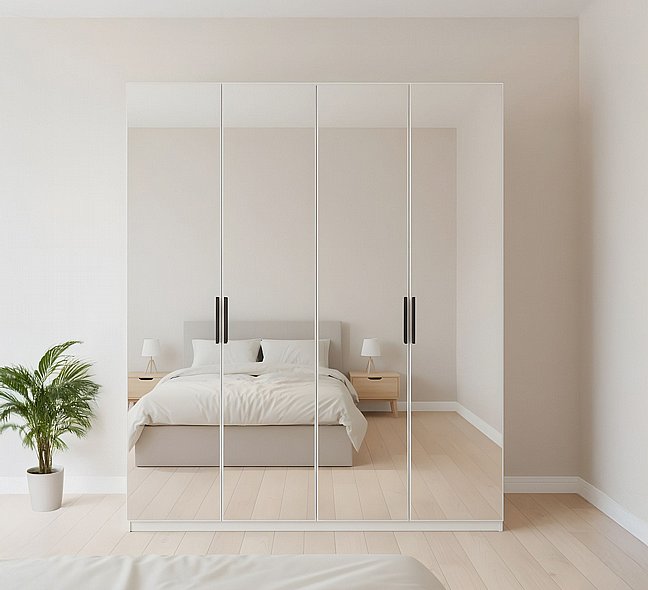 ארון 4 דלתות ברוחב 1.60 מ' במגוון צבעים - דגם אסף ארון 4 דלתות ברוחב 1.60 מ' במגוון צבעים - דגם אסף