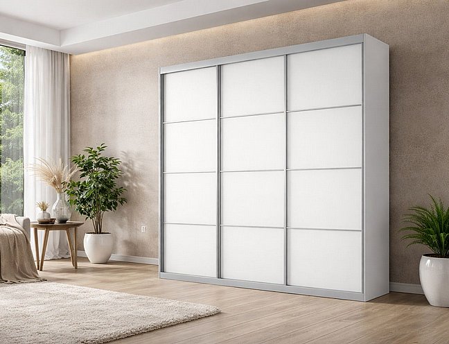 ארון הזזה 3 דלתות רוחב 2.70 מ' - דגם לוטוס - מחיר לרוכשים באתר בלבד ארון הזזה 3 דלתות רוחב 2.70 מ' - דגם לוטוס - מחיר לרוכשים באתר בלבד